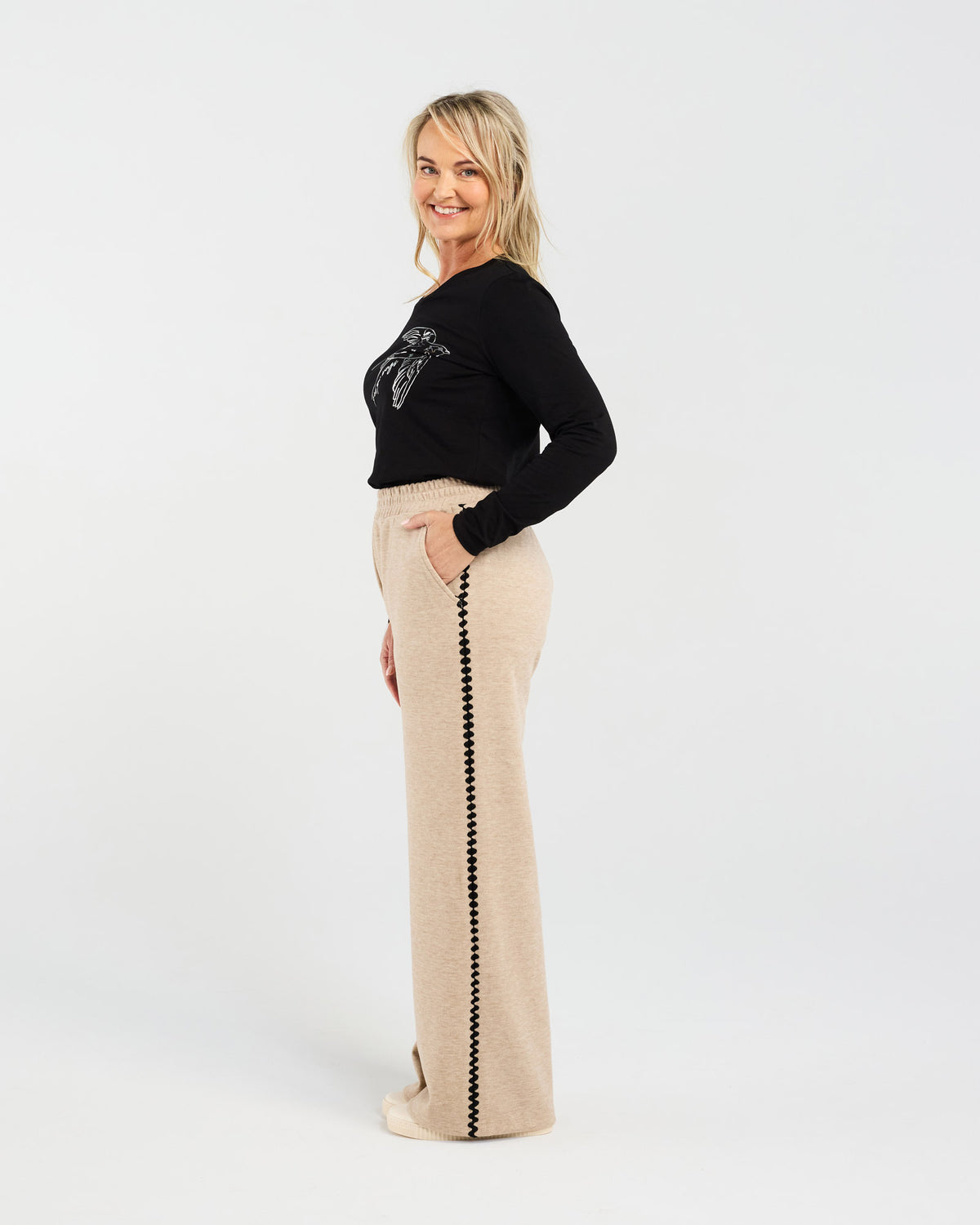 Georgie Lounge Pants (Oat)