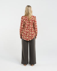 Havana Pintuck Front Blouse