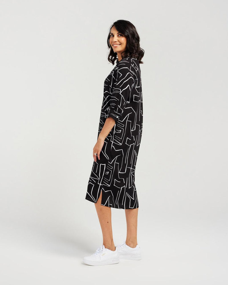 Mono Shirt Dress