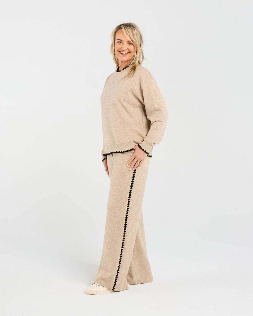 Georgie Lounge Pants (Oat)